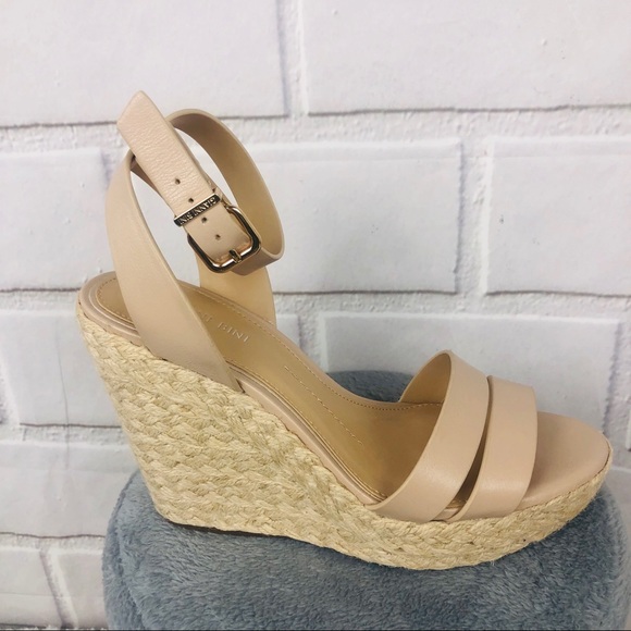 Keeralina Leather Espadrille Rope Wedges - Picture 5 of 8